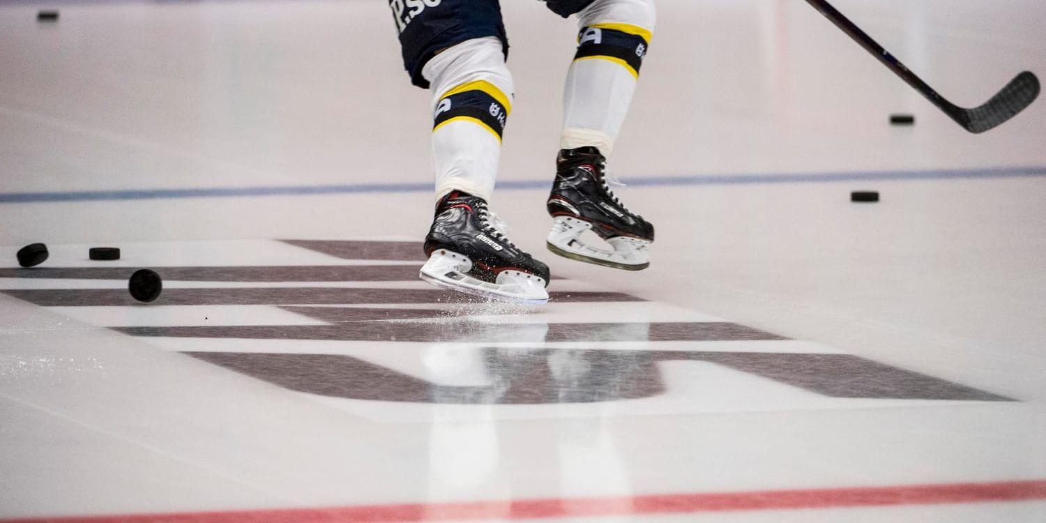 En otäck skada i SDHL-mötet mellan Modo och AIK gjorde att matchen fick avbrytas. Arkivbild.