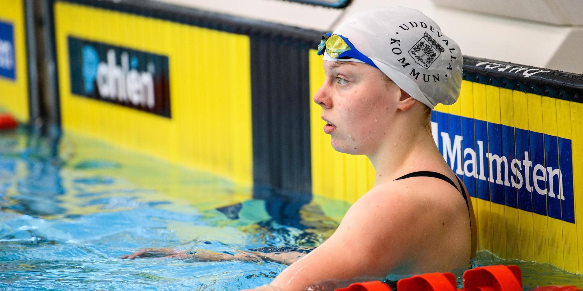 Sofia Abrahamsson hade en tung tävlingshelg i Stockholm swim open. 