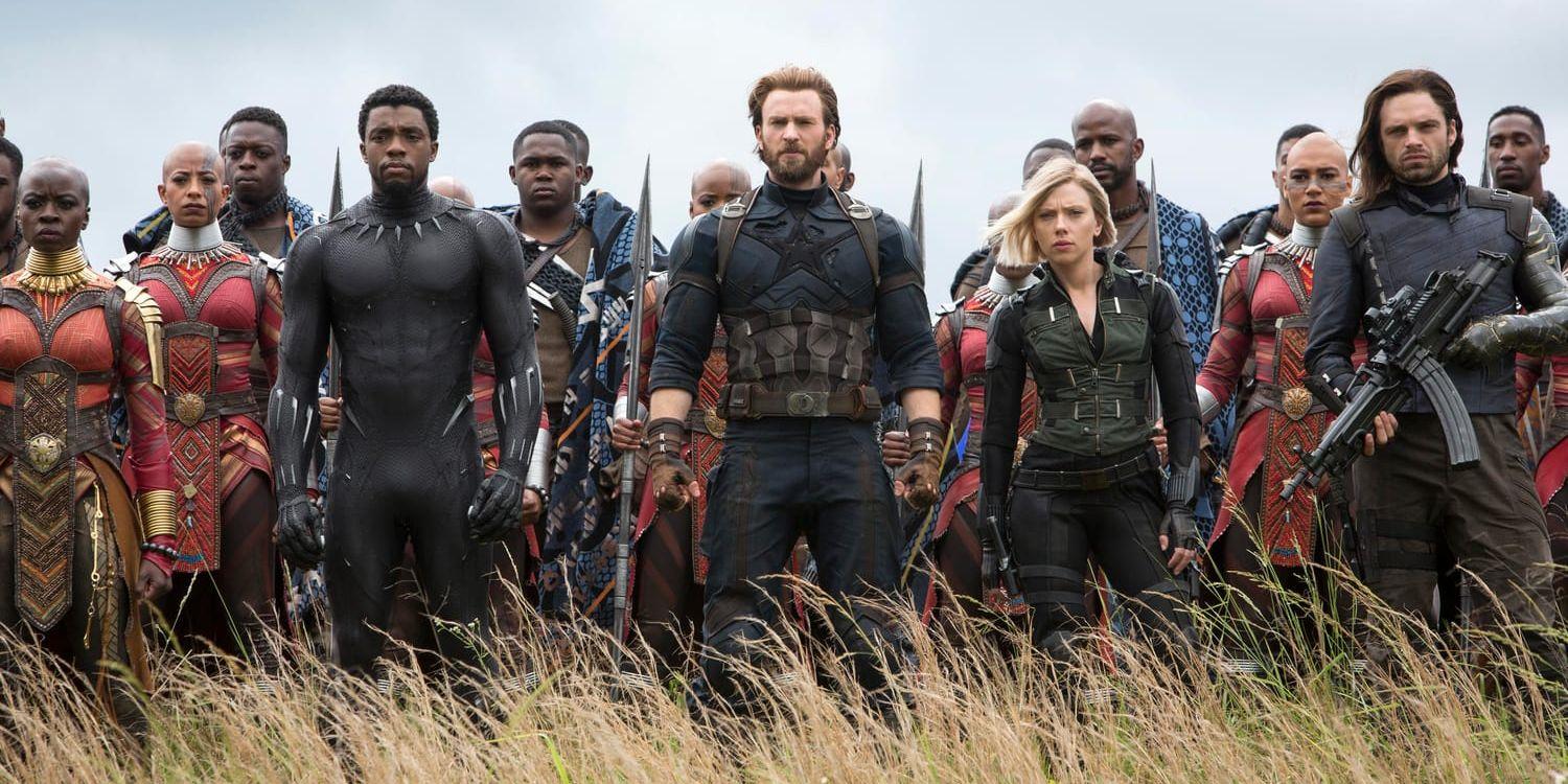 En ny trailer för den avslutande "Avengers"-filmen sändes i reklampausen under Super Bowl. Bilden kommer från den tidigare filmen "Infinity war". Pressbild.