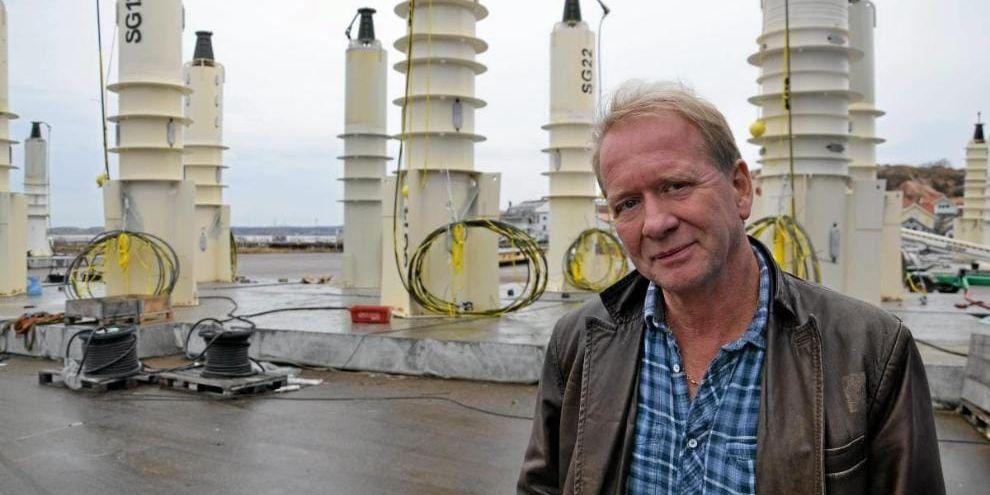 Är positiv. Mats Leijon, vd på Seabased, anser att de norska ägarna får stor betydelse för tillverkningen av vågkraftverk i Lysekil.