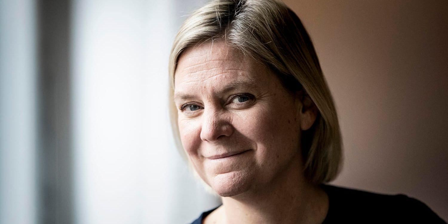 Finansminister Magdalena Andersson (S) skruvar på skattereglerna för fåmanföretag. Arkivbild.