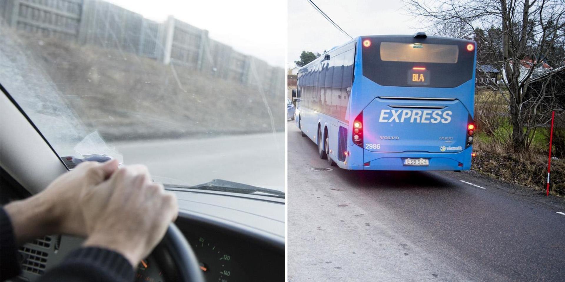 Skribenten berömmer den busschaufför som förhindrade farliga omkörningar på väg 174. (Bilden har ingen koppling till texten)