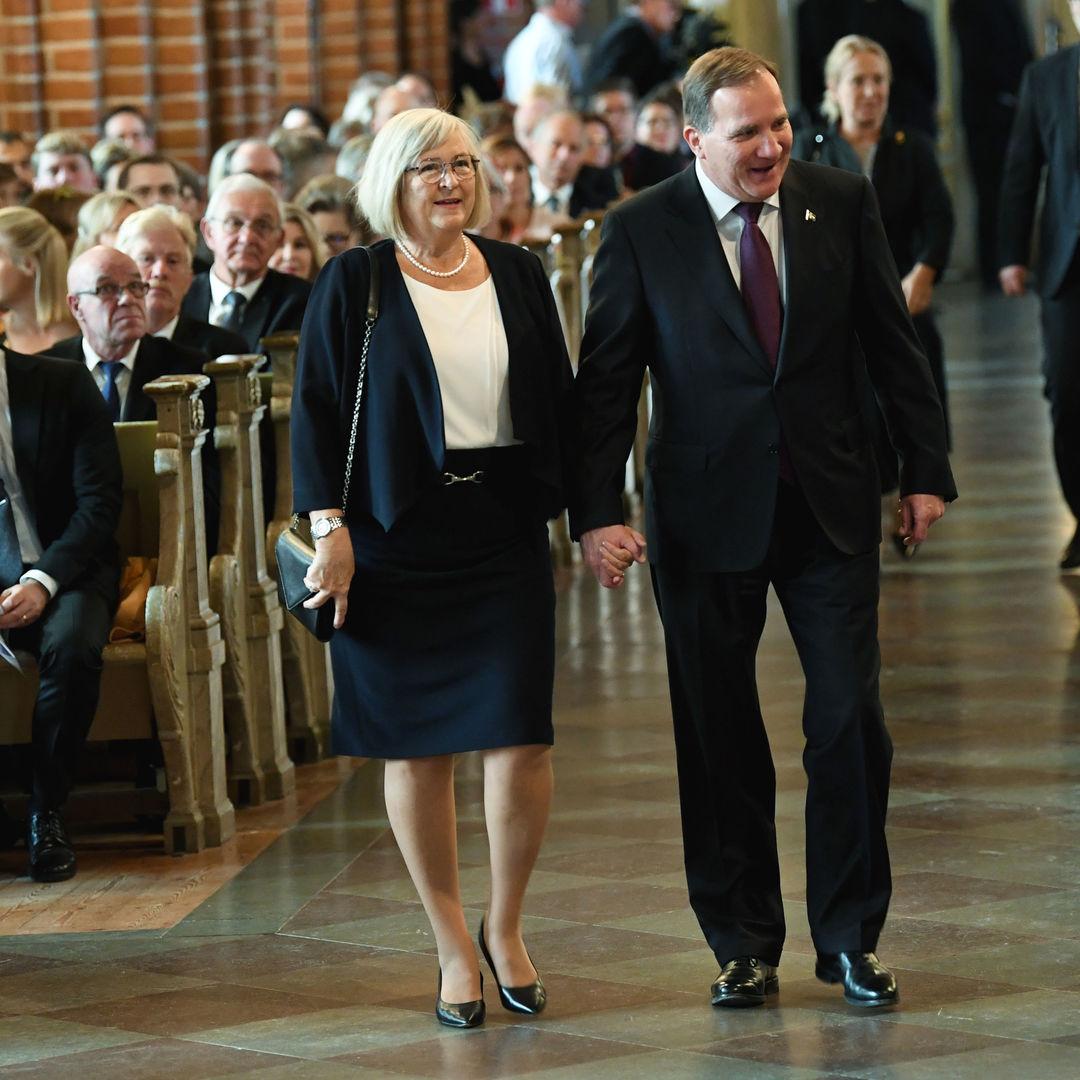 Statsminister Stefan Löfven (S) med frun Ulla Löfven.