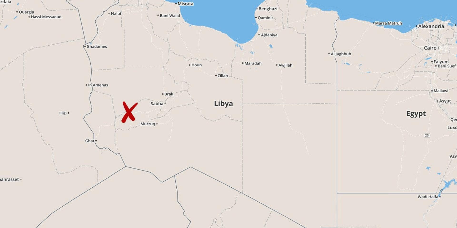 Libyens största oljefält al-Sharara står still.