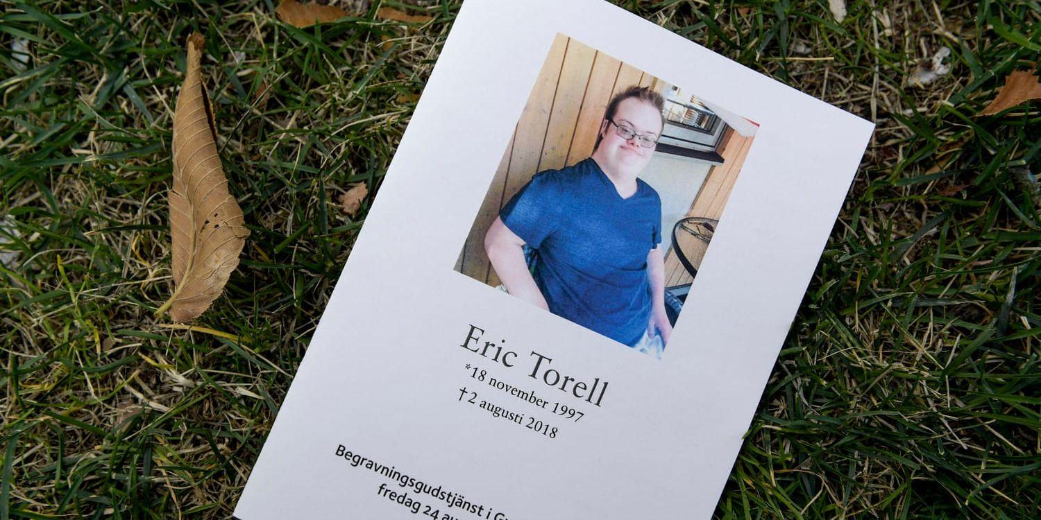 20-årige Eric Torell sköts till döds av polis förra sommaren. I september kommer rättegången mot tre åtalade poliser att hållas. Arkivbild.