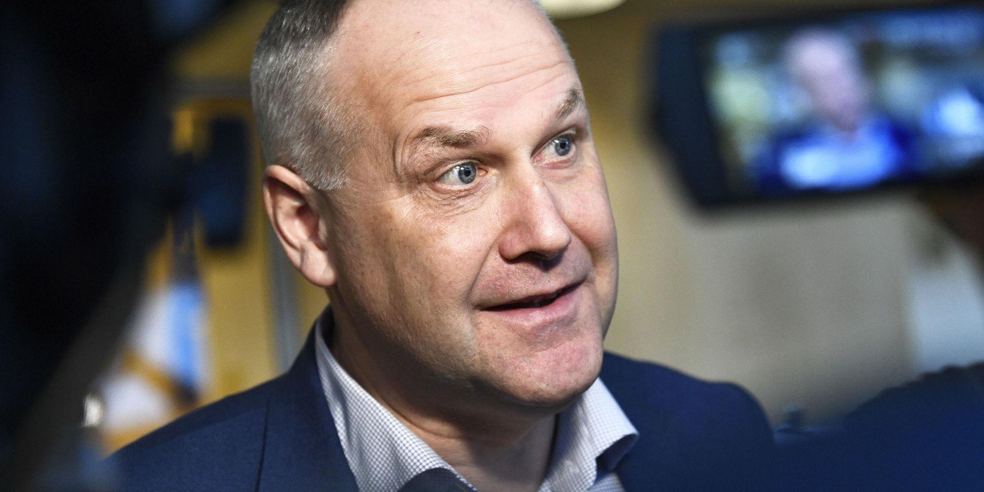 Skribenten tycker om Vänsterpartiets politik, här partiledare Jonas Sjöstedt.