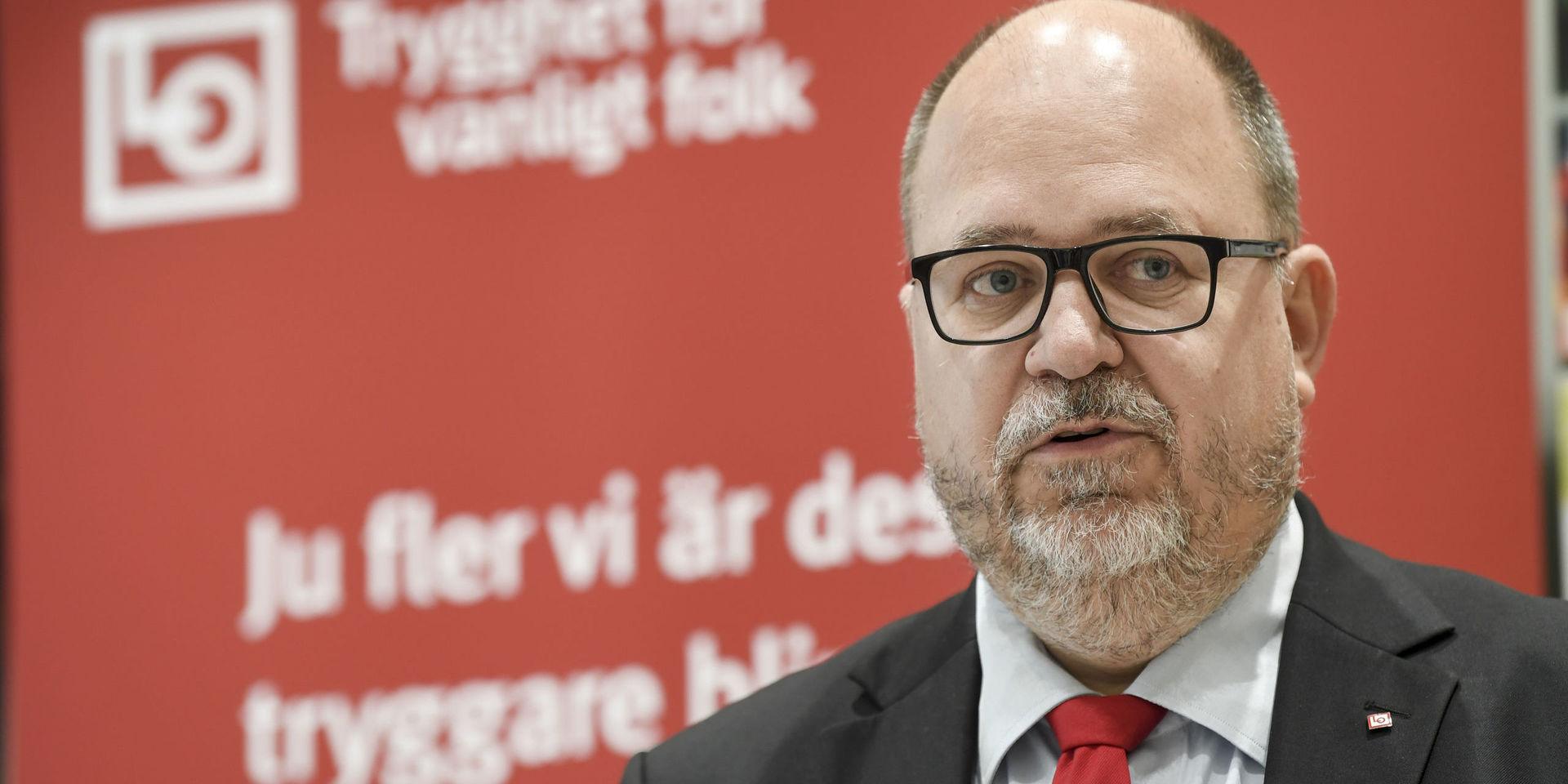 LO:s ordförande Karl-Petter Thorwaldsson tror inte att utredningsförslagen om las-ändringar kommer att bli av. Arkivbild.