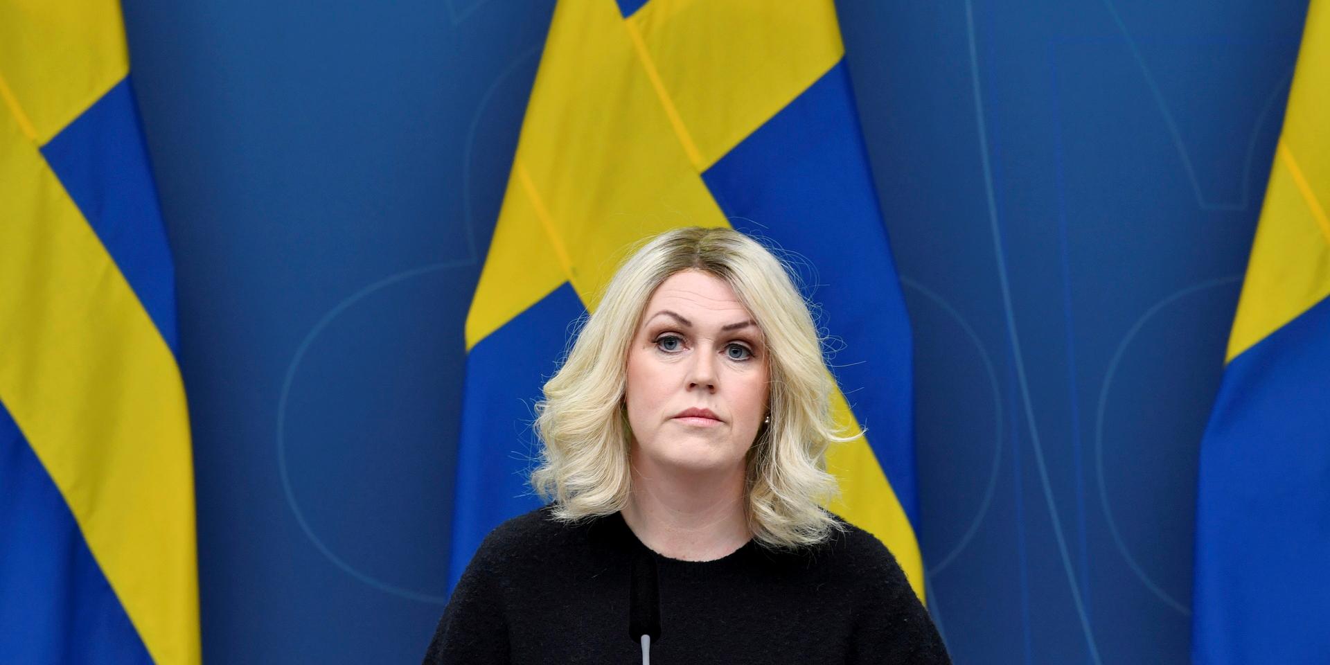 Kritiserad minister. Socialminister Lena Hallengren (S) har fått utstå mycket kritik under pandemin.