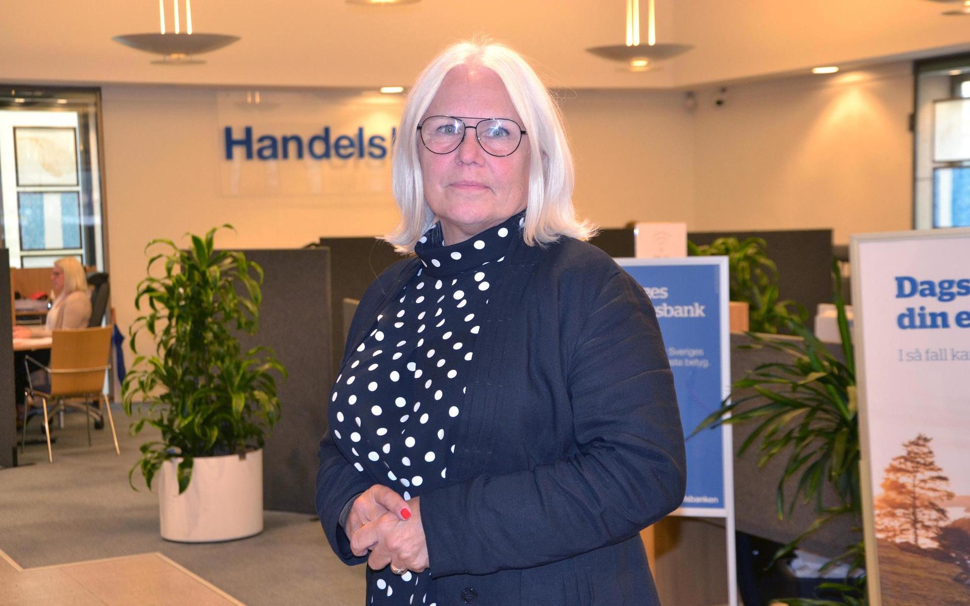Marie Kaptein är kontorschef på Handelsbanken i Uddevalla.
