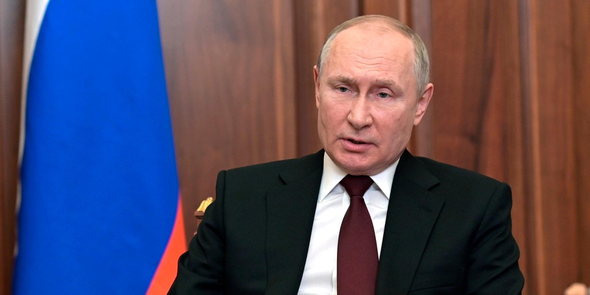 Rysslands aggressioner mot Ukraina nådde en ny nivå med Vladimir Putins tal till den ryska nationen på måndagskvällen.
