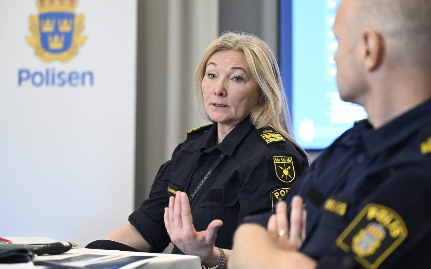 Malin Nygren, chef för Nationellt bombdatacenter. Arkivbild.