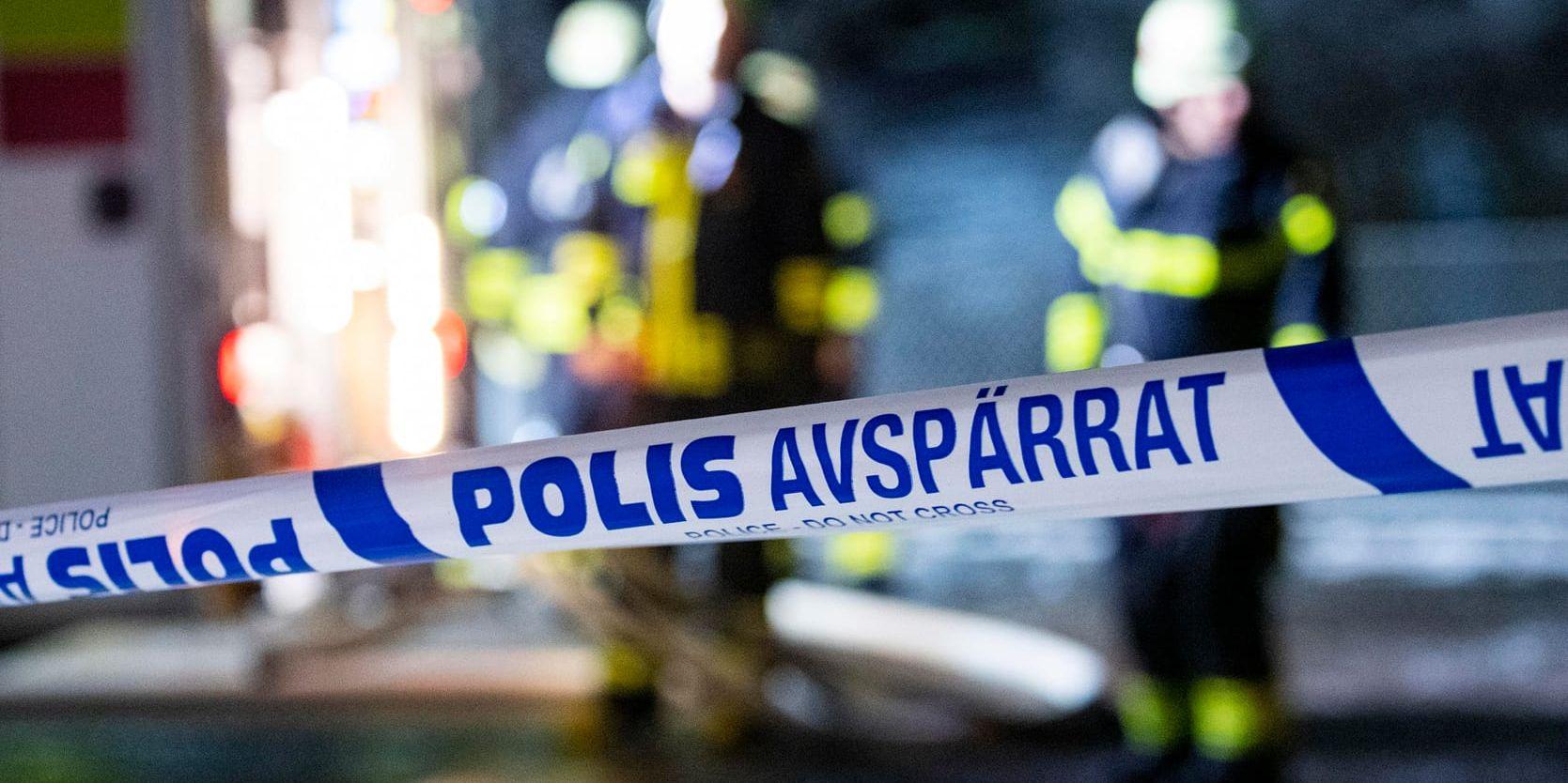 Två män skadades i en villabrand i Bollebygd mellan Göteborg och Borås. Arkivbild.