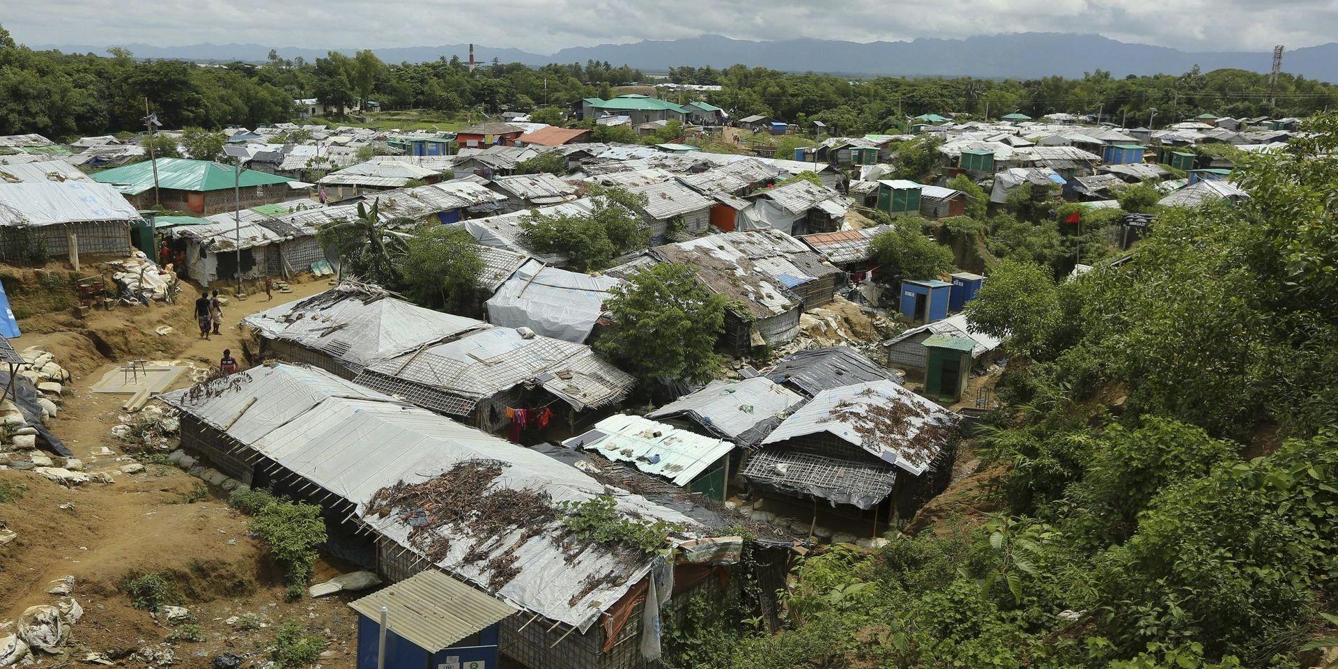 Många rohingyer befinner sig i flyktingläger i Bangladesh. En del av dem försöker ta sig därifrån båtvägen. Arkivbild.