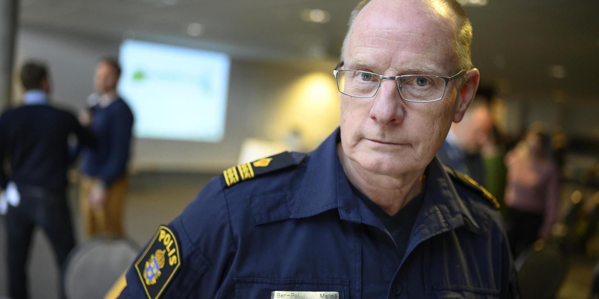 Glen Sjögren från Malmöpolisen upplever att många av de kriminella som kartlagts inom projektet Sluta skjut har tröttnat på att leva i ständiga konflikter och oro. Arkivbild.