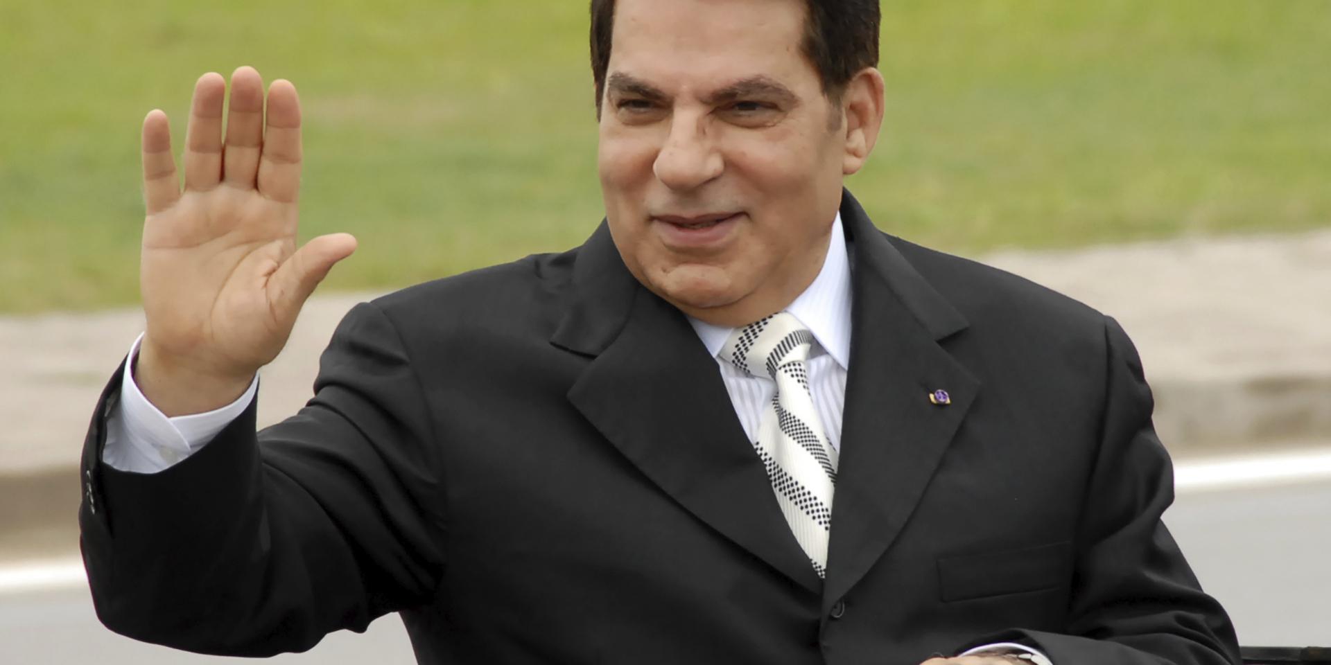 Zine al Abidine Ben Ali medan han ännu var president i Tunisien. Bilden är från 2009.