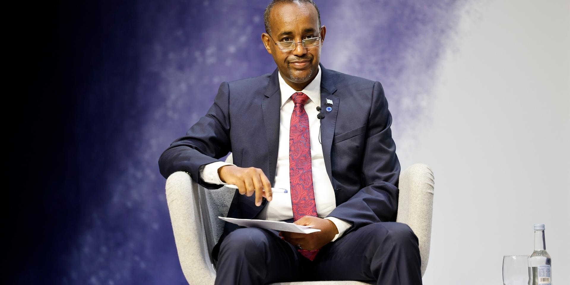 Somalias premiärminister Mohamed Hussein Roble fråntas flera befogenheter. Arkivbild.