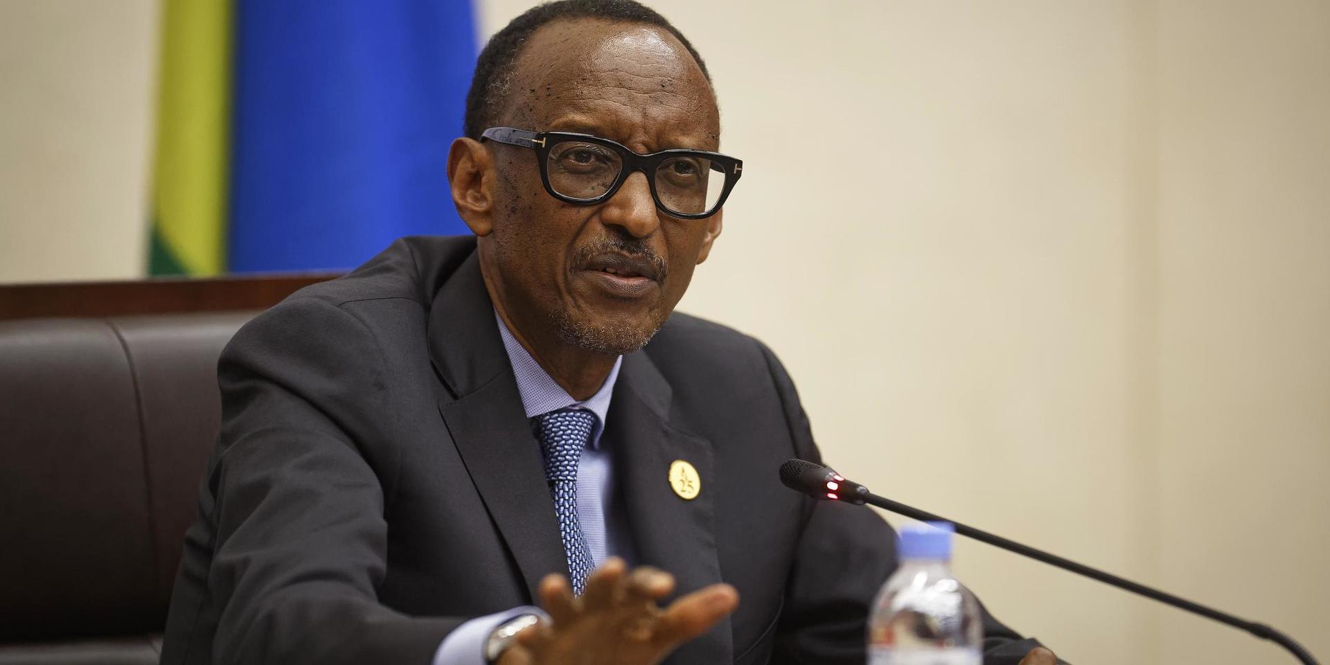 Rwandas President Paul Kagame. Arkivbild.