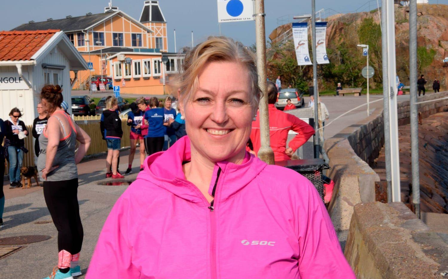 Veronica Hagman sprang Vattenloppet för första gången.