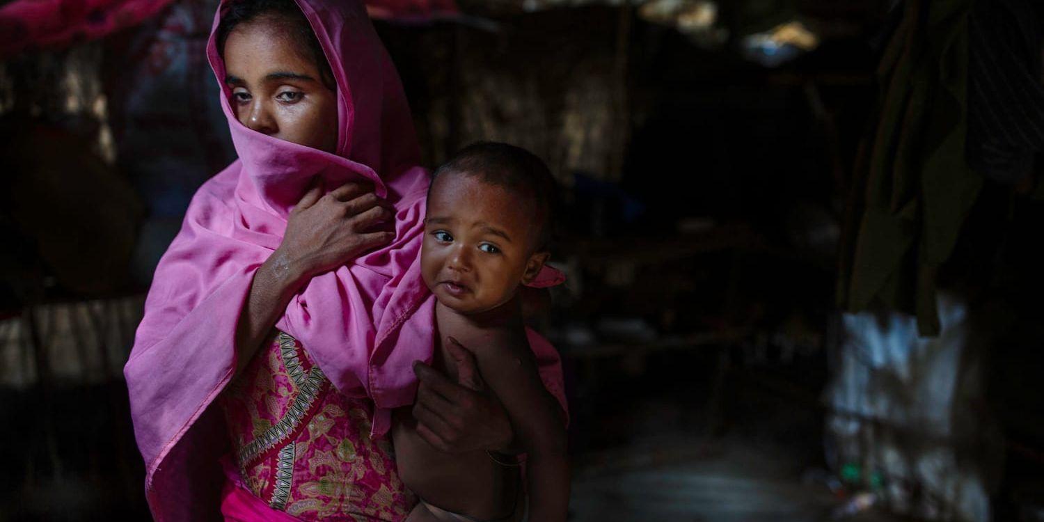 Fler än 500 000 rohingyer har flytt till grannlandet Bangladesh för att undkomma den burmesiska arméns våld.