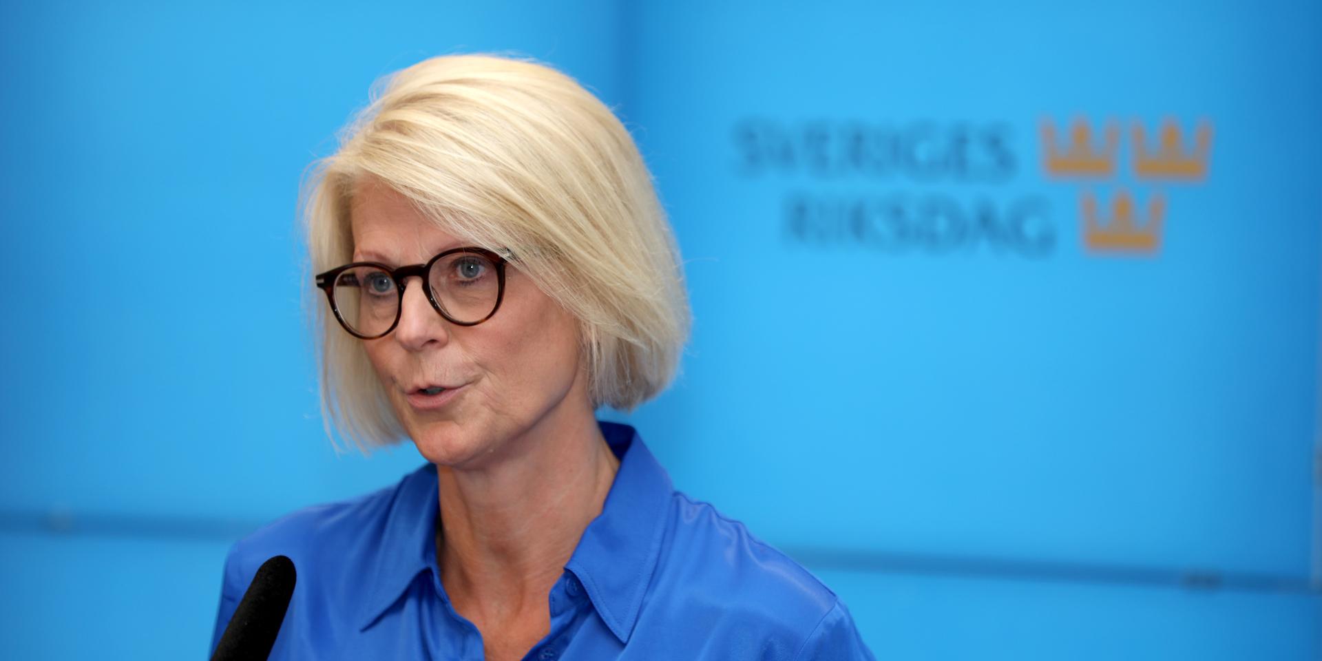 Moderaternas ekonomiskpolitiska talesperson, Elisabeth Svantesson (M) vill ha en uppgörelse om regeringsbildningen med Socialdemokraterna. 