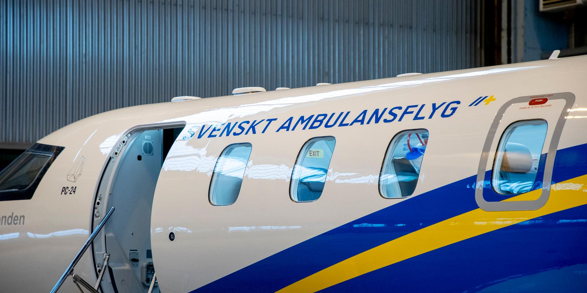 Kommunalförbundet Svenskt Ambulansflyg, KSA, samägs av Sveriges 21 regioner. Arkivbild.