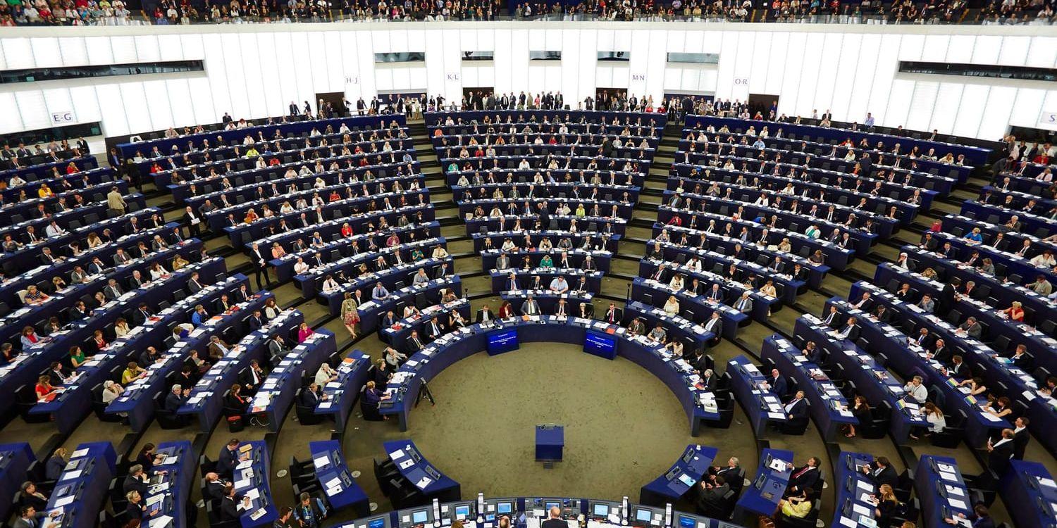 EU parlamentet i Strasbourg. Arkivbild.