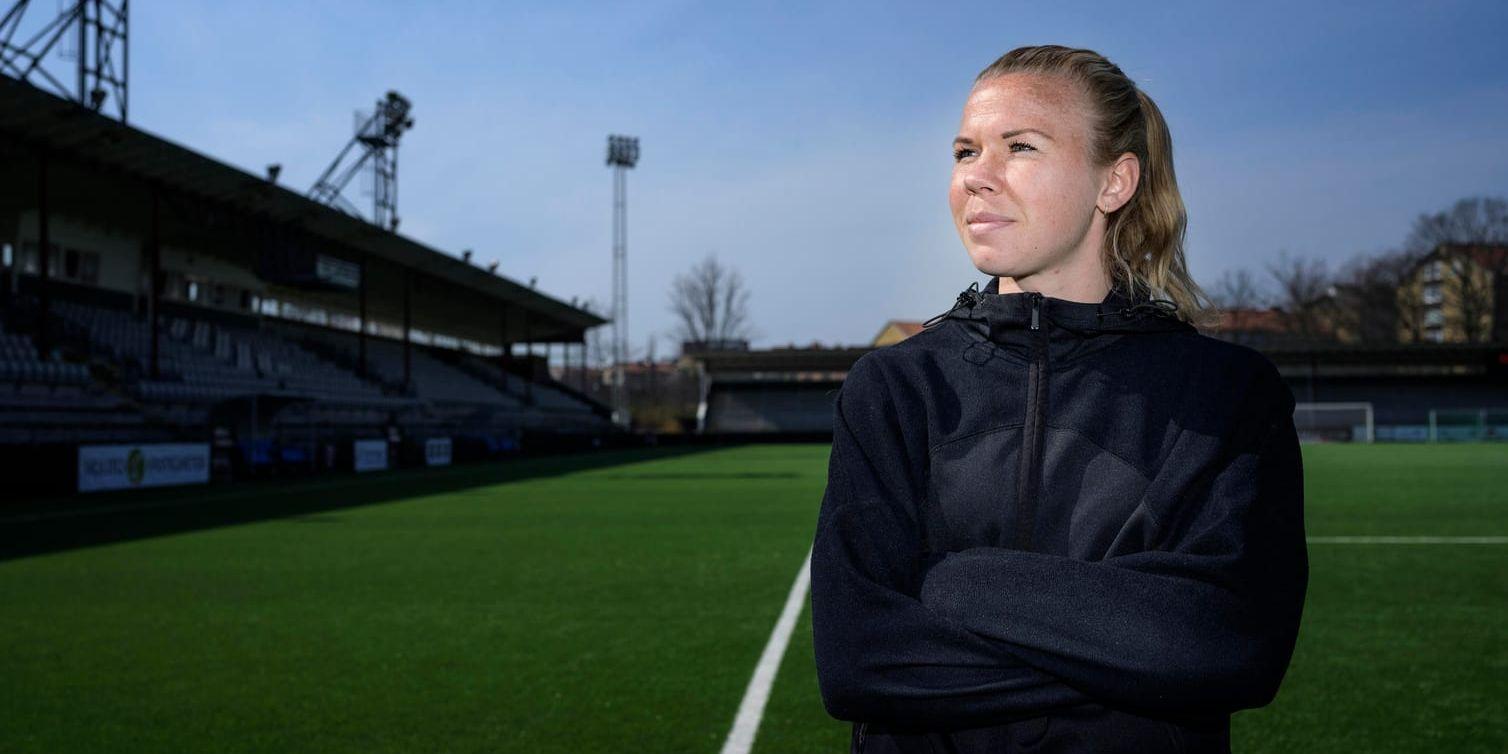 Rosengårds nyförvärv Jessica Samuelsson drömmer om VM i Frankrike i sommar, men landslagets tidigare givna högerback har som första prioritet att hålla sig skadefri efter hennes ett och ett halvt år långa skadehelvete.
