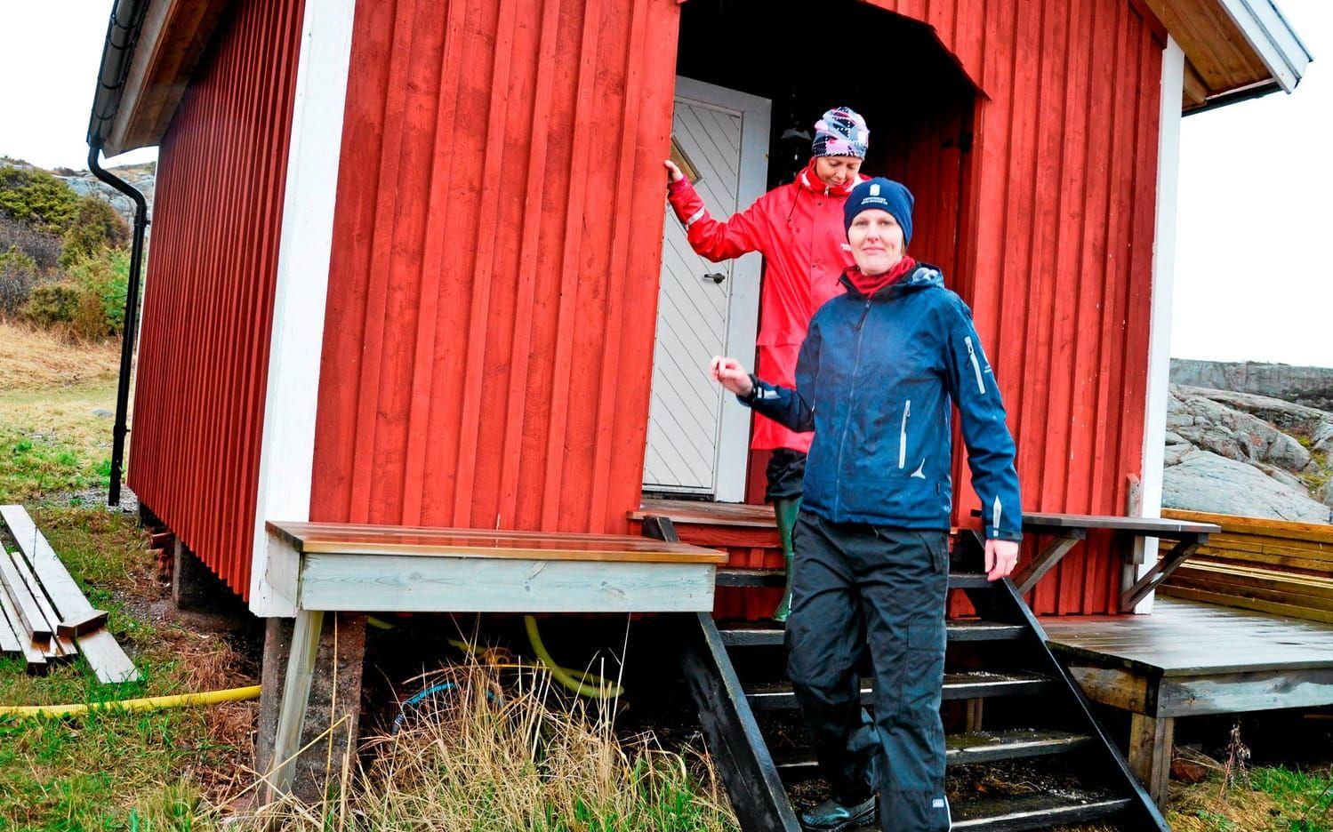 Bohusläningen var med i april 2014 när länsstyrelsen granskade sjöbodar och annan byggnation i området nära Kämpersvik. Foto: Stefan Karlsson