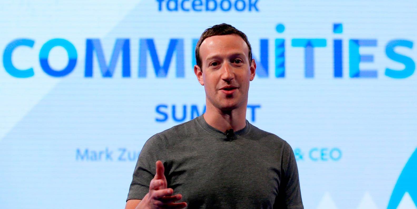 Facebooks vd Mark Zuckerberg – snart också tv-mogul? Arkivbild.