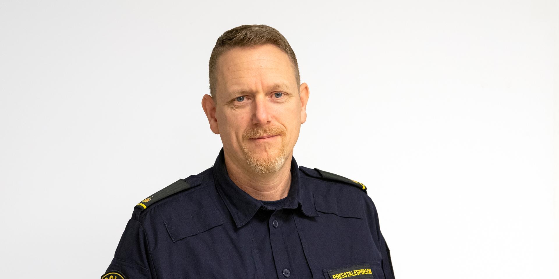 Hans-Jörgen Ostler, polisens presstalesperson i region Väst.