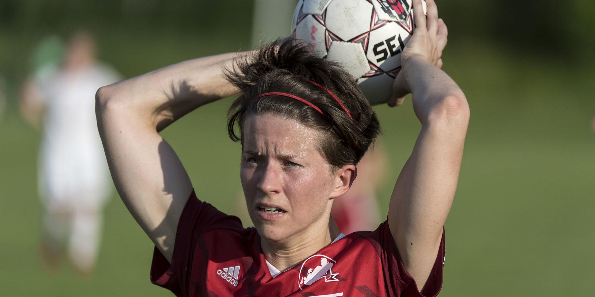 Karin From gjorde Orust enda mål i hemmamatchen mot Gauthiod. 