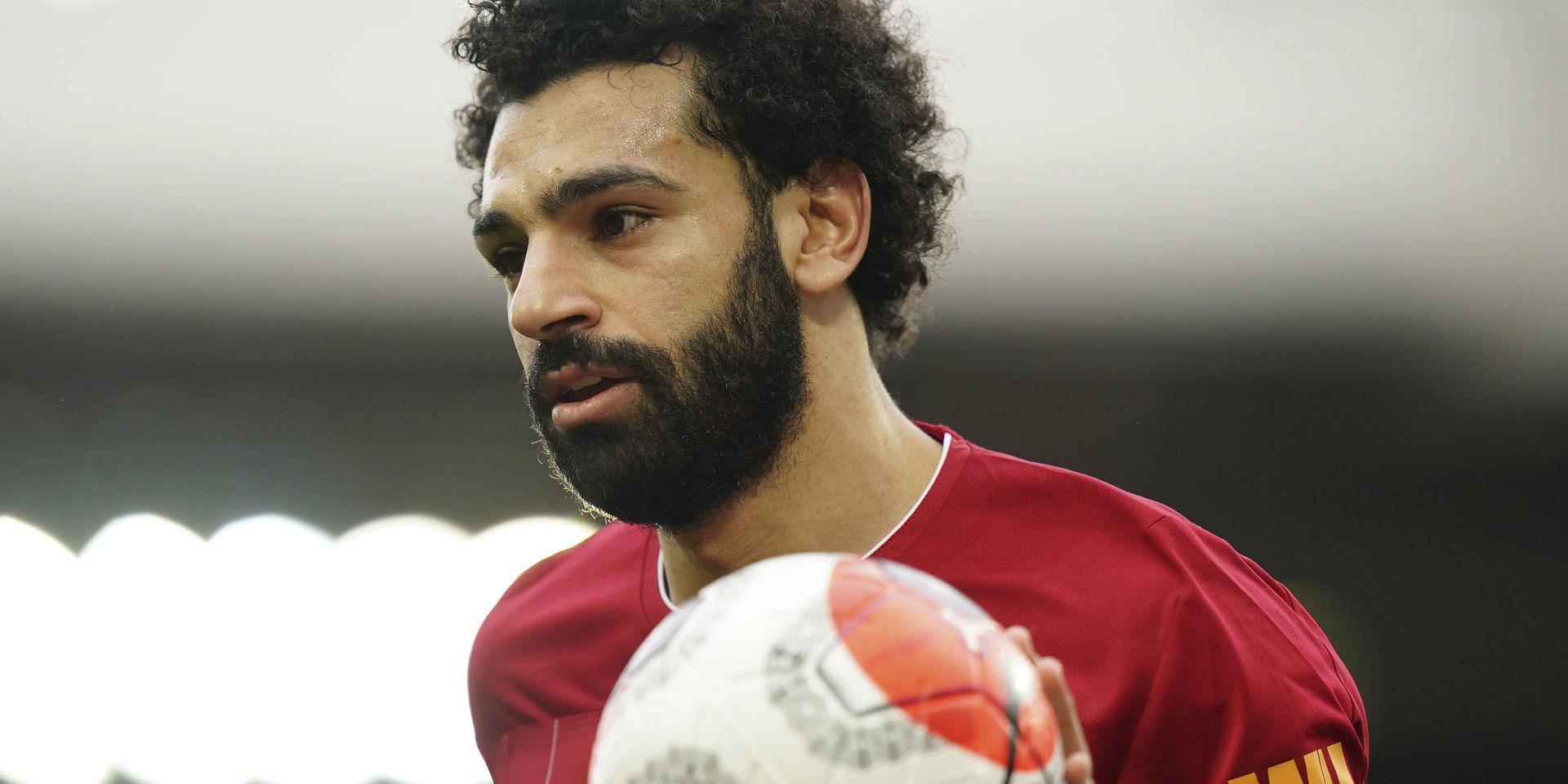 Liverpools Mohamed Salah kan gå miste om Premier League-titeln. Allt fler vill ställa in allt spel och stryka säsongen helt. Arkivbild.