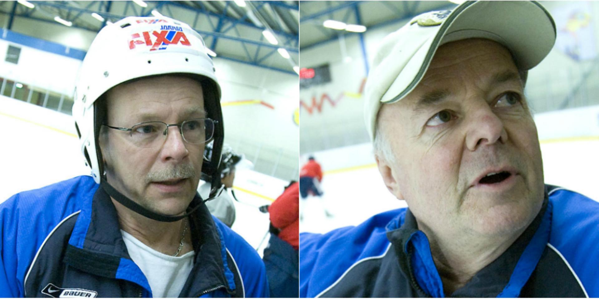 Peter Johansson (till vänster) blir assisterande tränare till Tapio Vihma (till höger) 