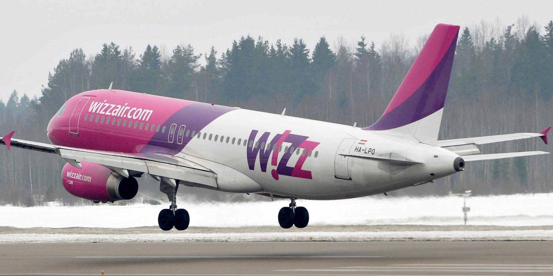 Flygbolaget Wizz Air toppar återigen den så kallade "svarta listan". Arkivbild.