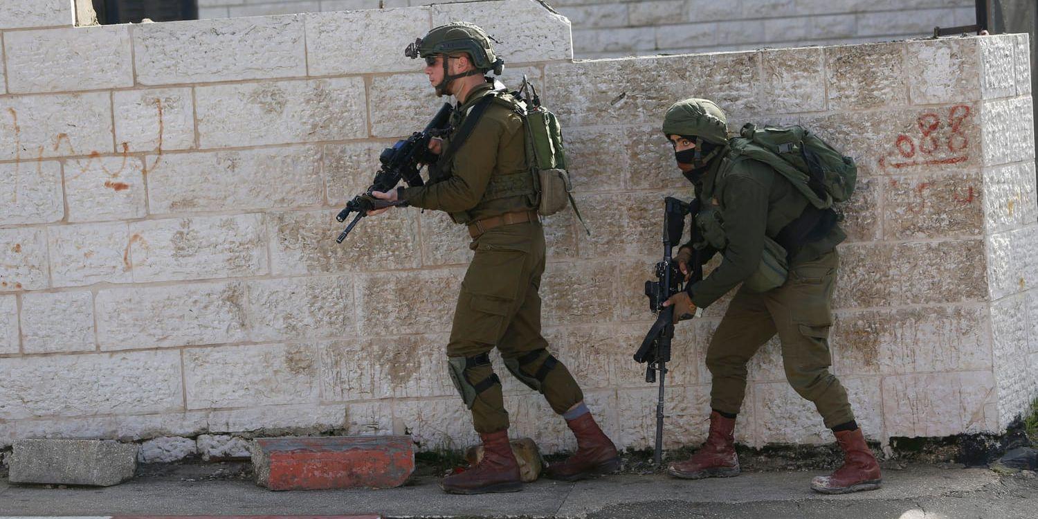 Israeliska soldater. Arkivbild.