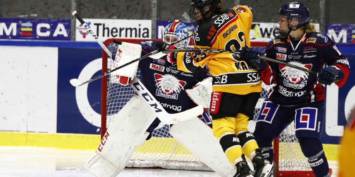 Luleås Michelle Karvinen gjorde ett av målen mot HV71. Arkivbild.