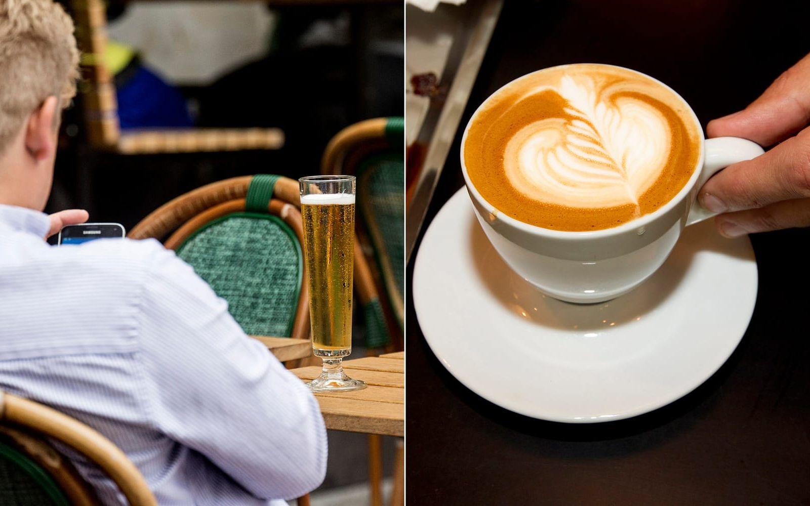 Bristerna på kaféerna har ökat jämfört med tidigare år.