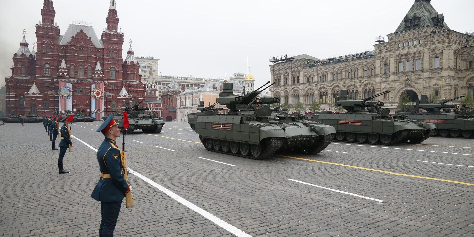 Segerparaden 2019 på Röda torget i Moskva. Arkivbild.