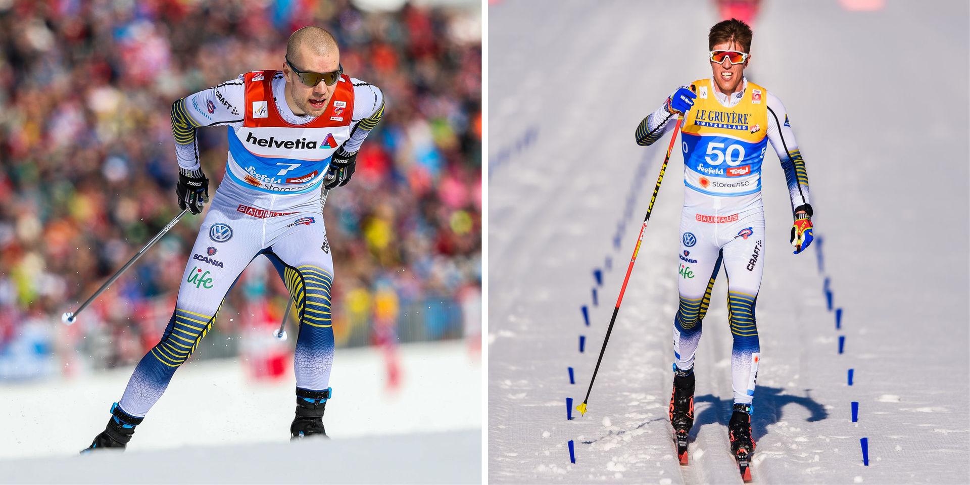 Viktor Thorn och Calle Halfvarsson ingår i det svenska stafettlaget.