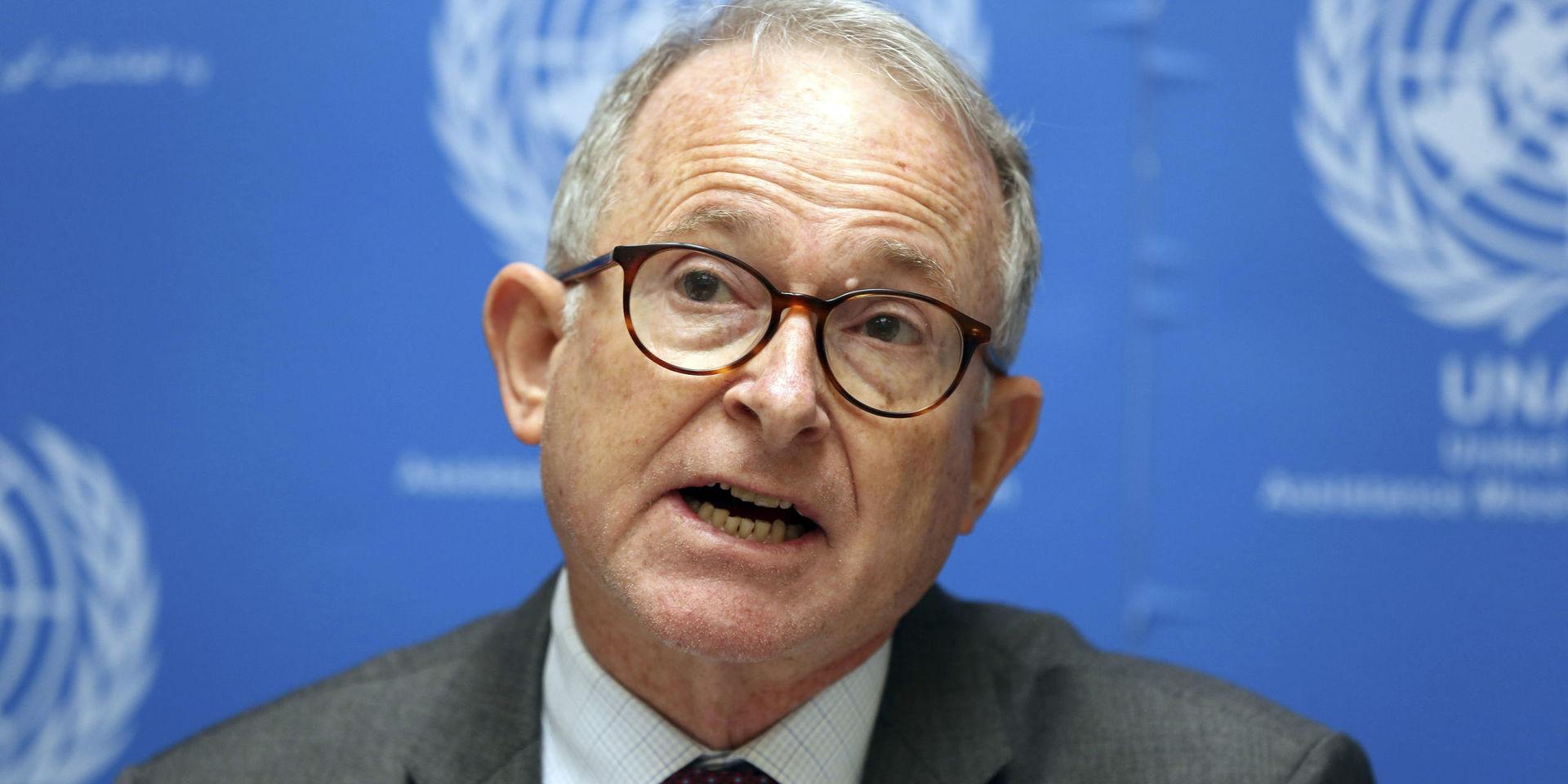 Richard Bennet, chef för mänskliga rättigheter inom FN-organet Unama. Arkivbild.