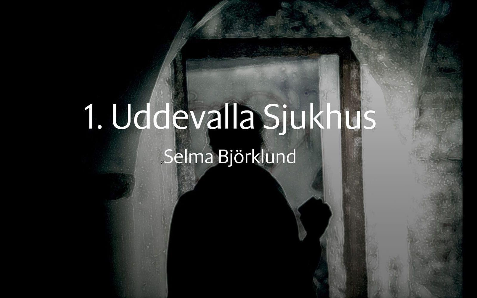 Första bidraget heter Uddevalla sjukhus och är skriven av Selma Björklund från Tanumshede. 