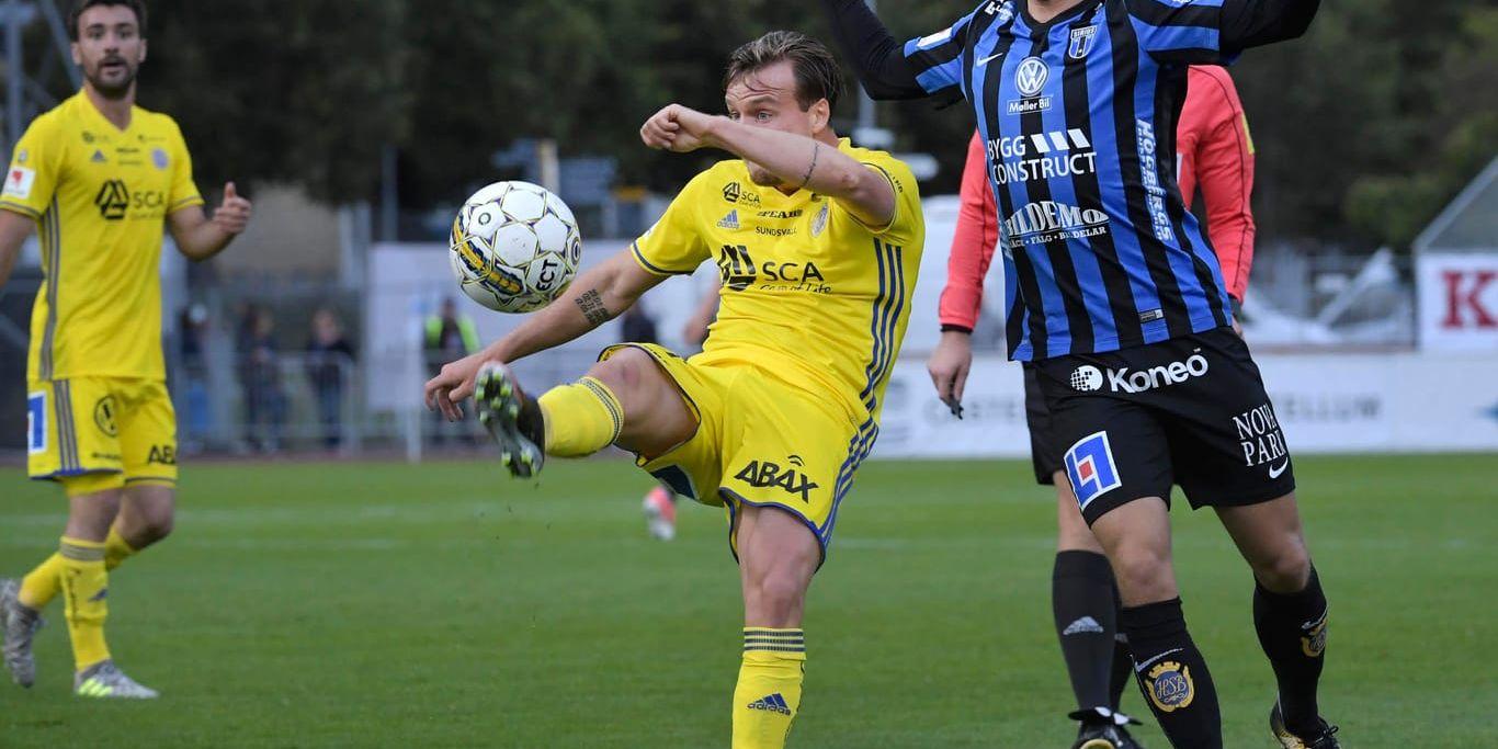 Gif Sundsvalls Eric Larsson gjorde enda målet borta mot Sirius.