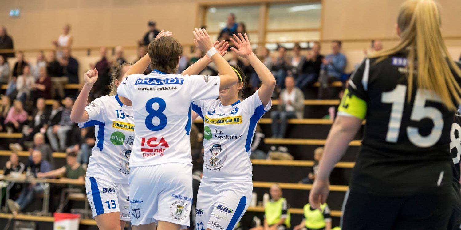 IFK Uddevalla futsal dam har målskillnaden 23-1 på de senaste två matcherna. Foto: Håkan Fredriksson