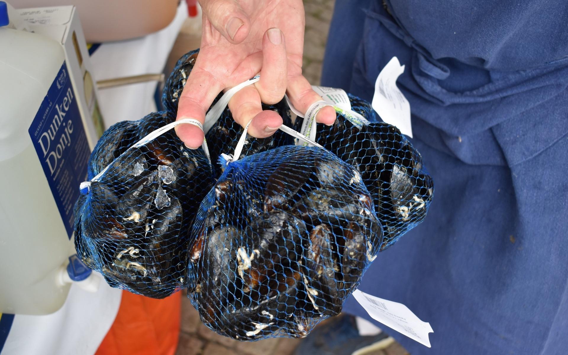 Musselakademin hade 100 kilo musslor med sig. 