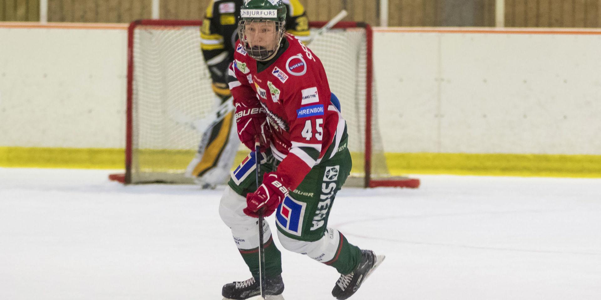 Den här säsongen har 17-årige Isac Andersson gjort 26 poäng på 49 matcher för Frölunda J20. 