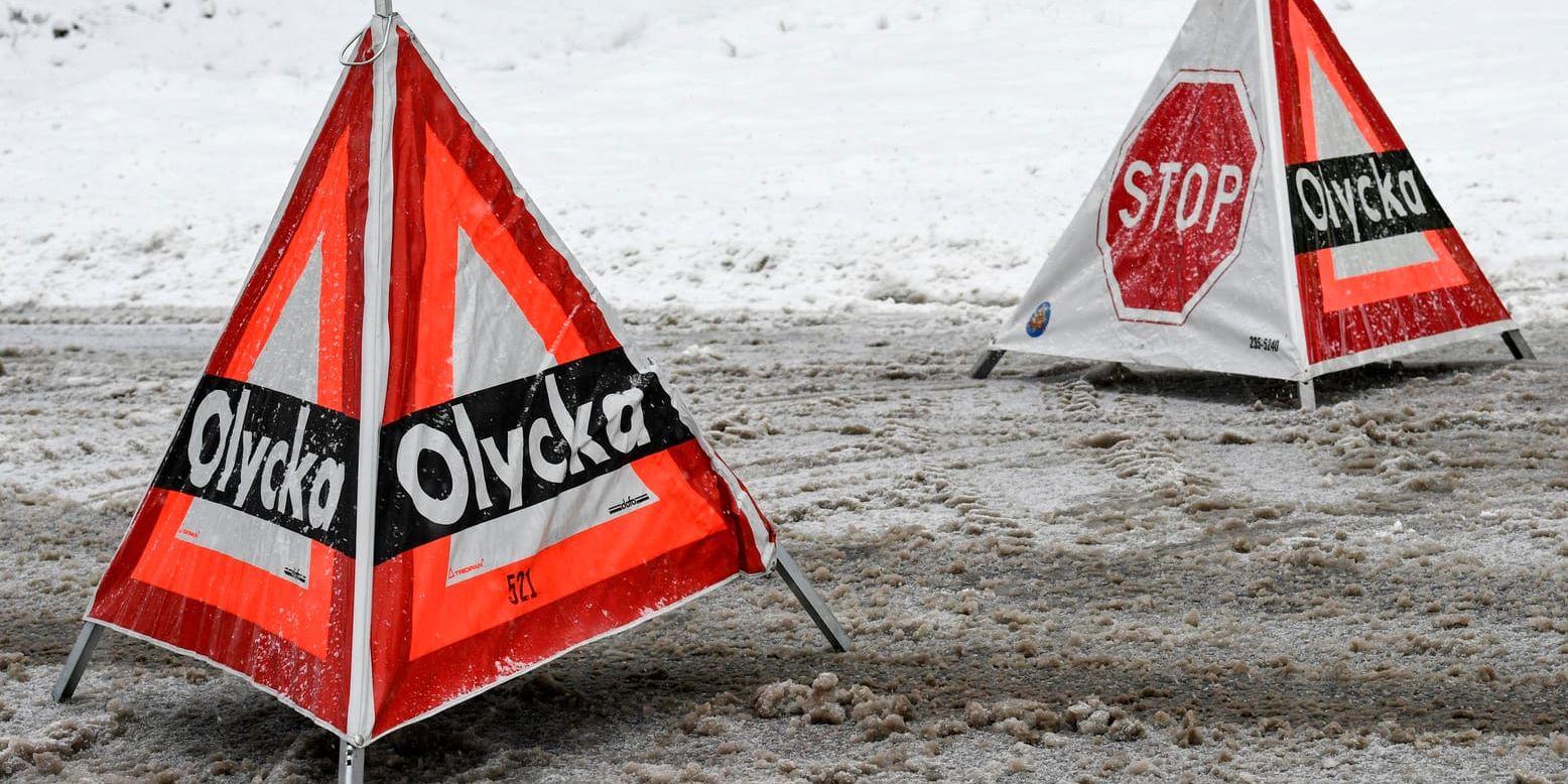 Flera personer har skadats i trafikolyckor i Uppsalatrakten. Arkivbild.