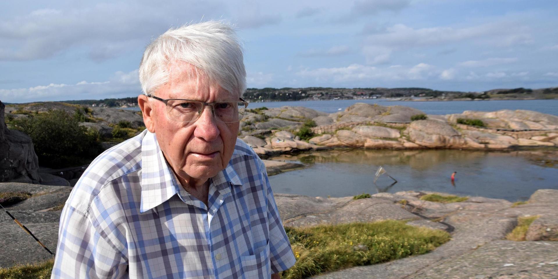 Kjell Andersson, Hunnebostrand. Ordförande i Hunnebostrands samhällsförening, vill införa hastighetsbegränsning ute till havs.