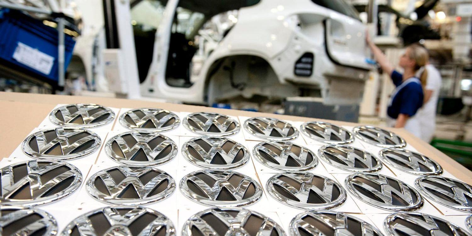 Volkswagen slog septemberrekord i försäljning av VW-bilar. Arkivbild.