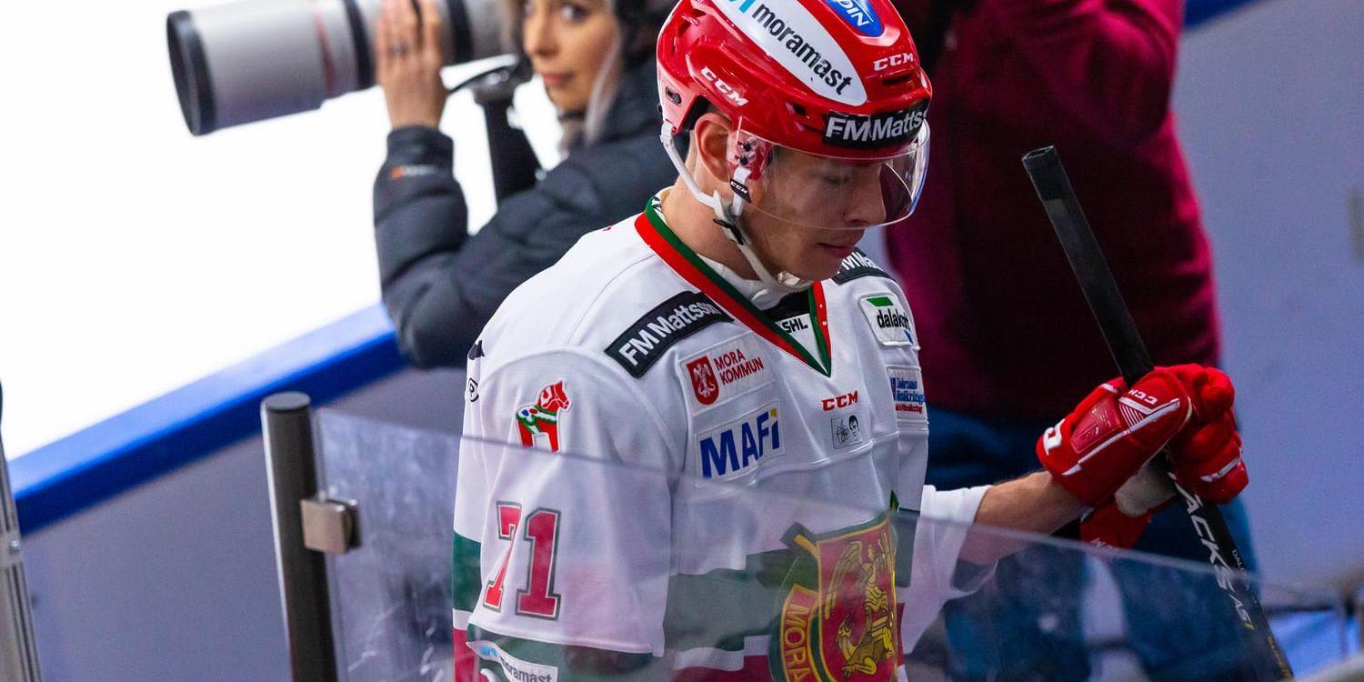 Moras Marek Daloga fick matchstraff under onsdagens ishockeymatch i SHL mellan Luleå och Mora.