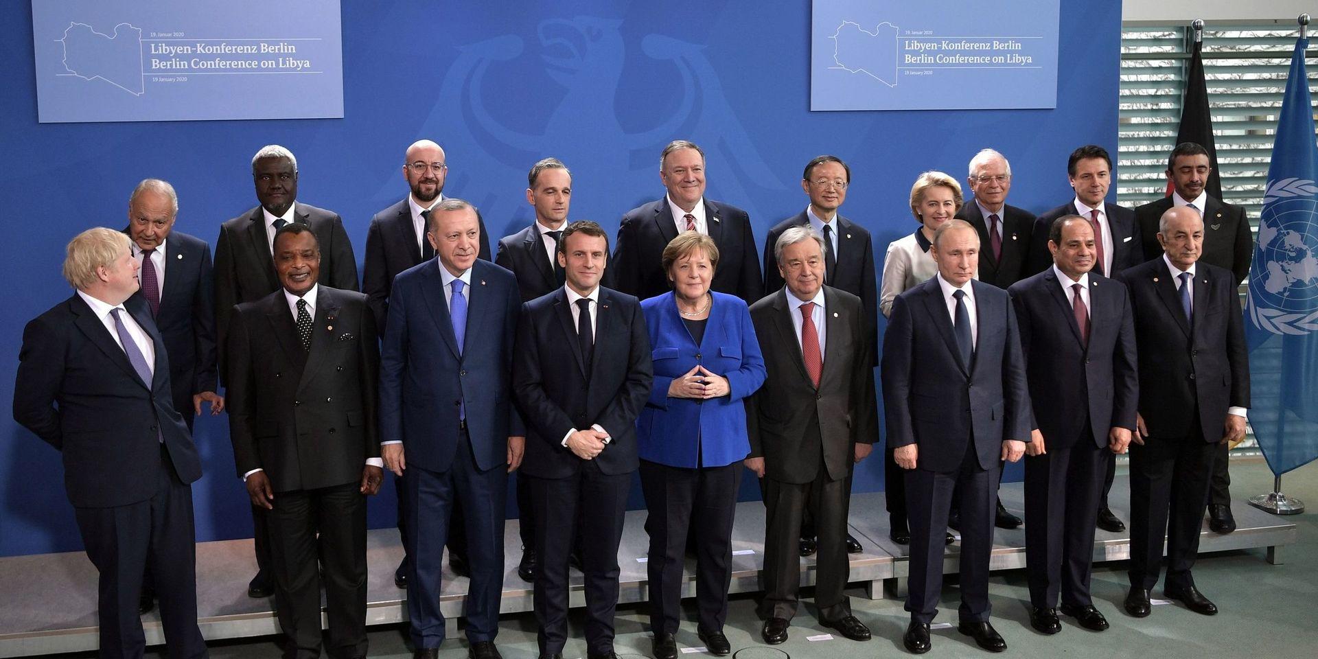 Flera av världens mäktigaste ledare samlades i Berlin för att diskutera vägen framåt för konflikten i Libyen.